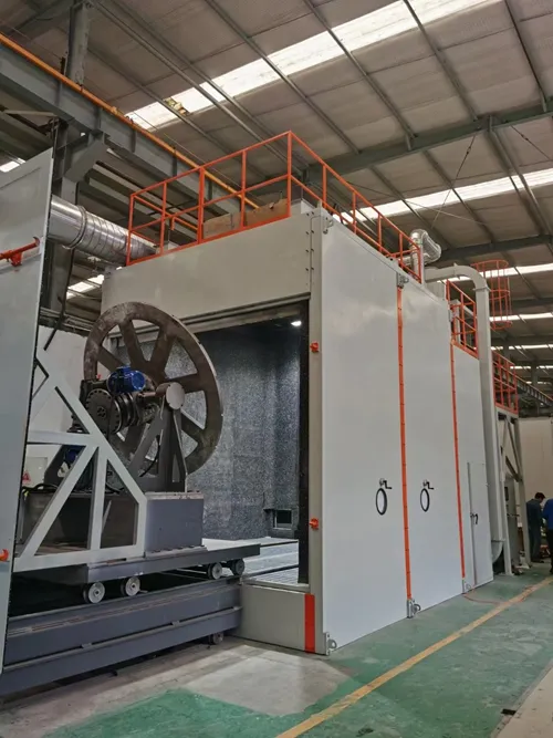 The new dust removal and sandblasting ro