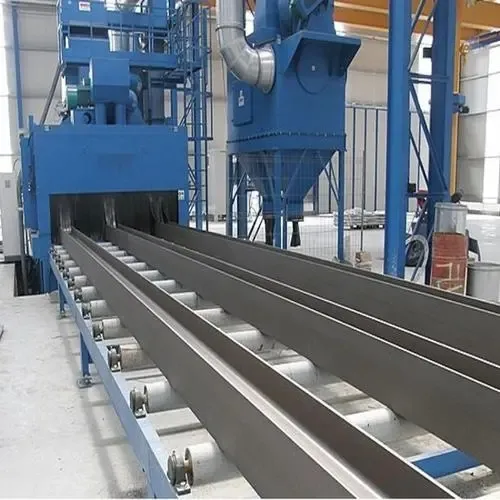 The pass-through shot blasting machine completes the process upgrade and is suit